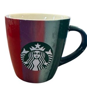 Colorful Starbucks 2021 Collectible Mermaid Brushstroke Ceramic 12 oz Mug